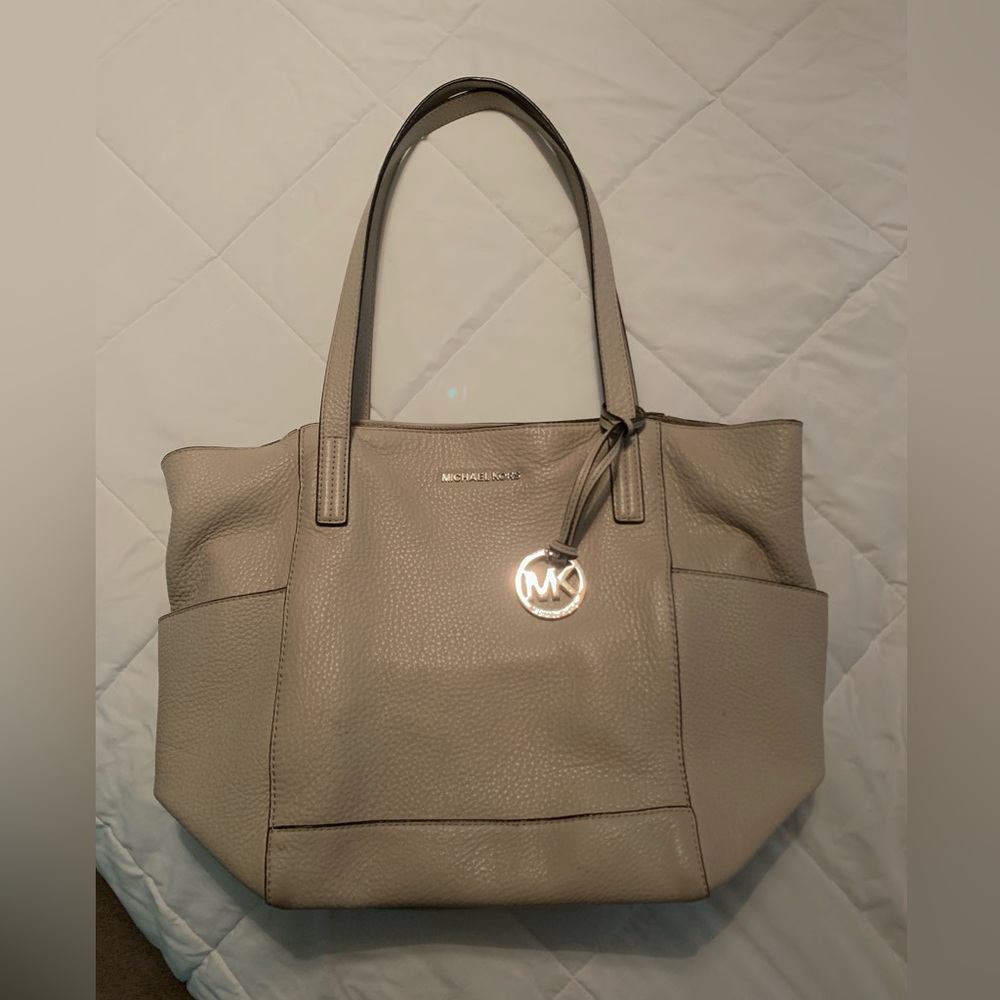 MICHAEL KORS soft pebble leather handbag